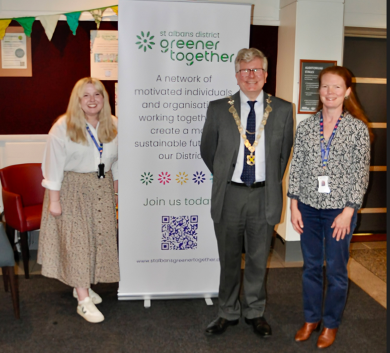 The Mayor, Cllr Jamie Day, at the launch of Greener Together