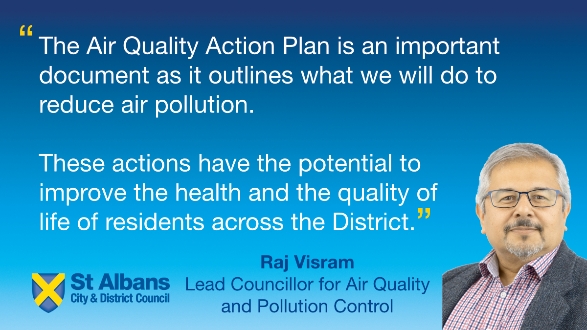 Quote on Air Quality Action Plan by Cllr Raj Visram