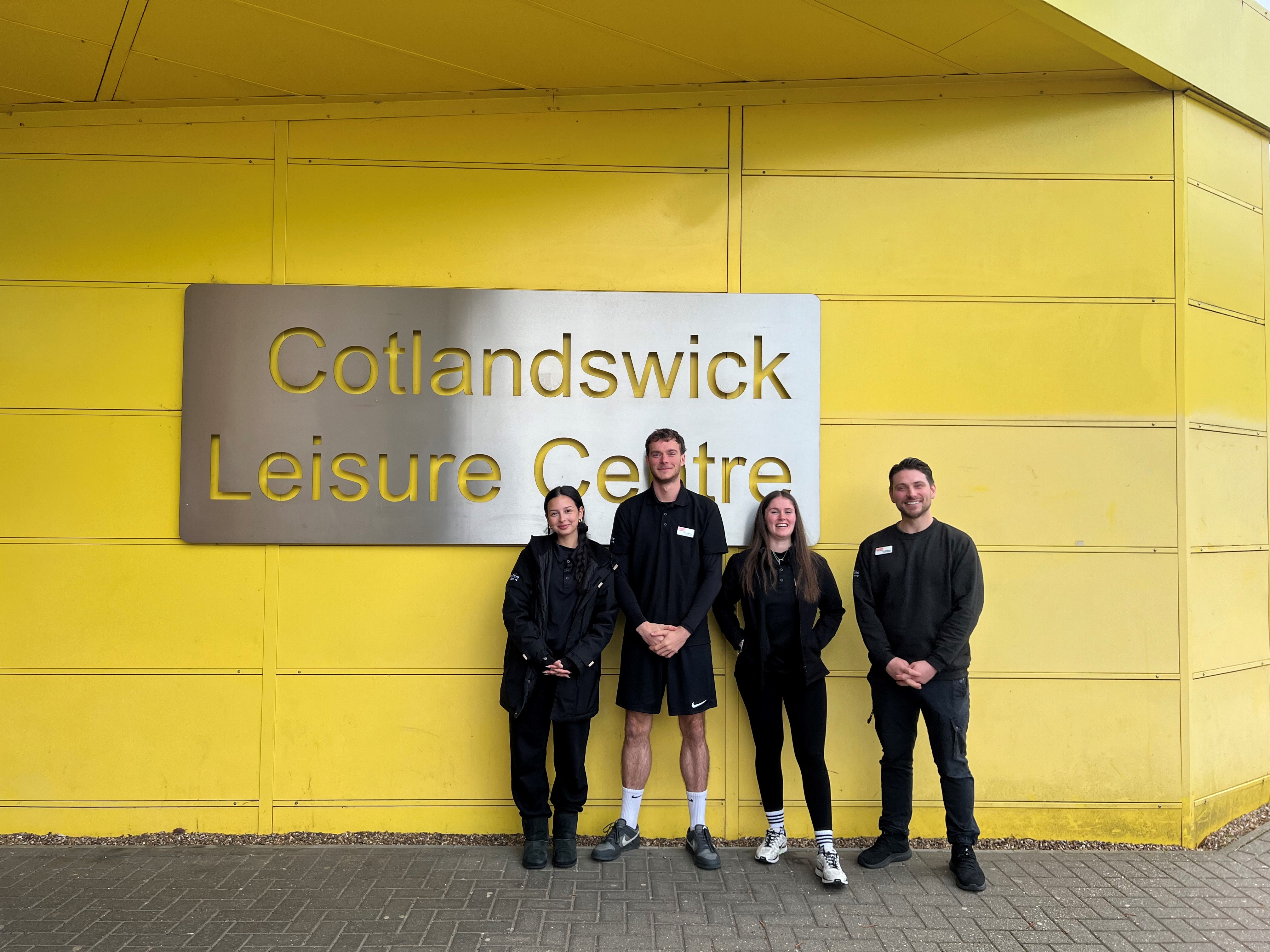 Staff at the Cotlandswick Leisure Centre