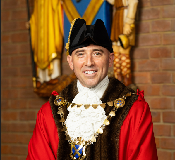 Councillor Matt Fisher, Mayor of St Albans City and District