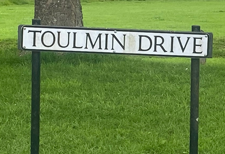 Toulmin Drive road sign
