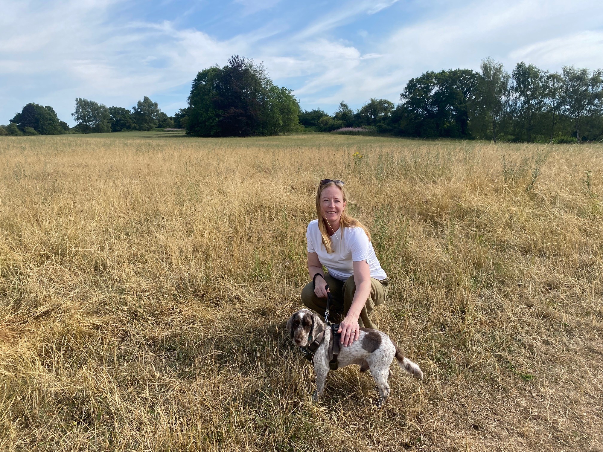 Cllr Helen Campbell at Nomansland Common