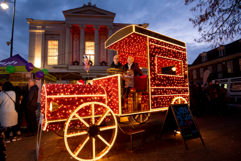 Scene from the 2019 Christmas Cracker event