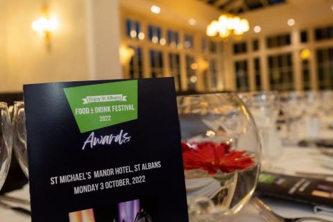 Scene from the Food and Drink Awards