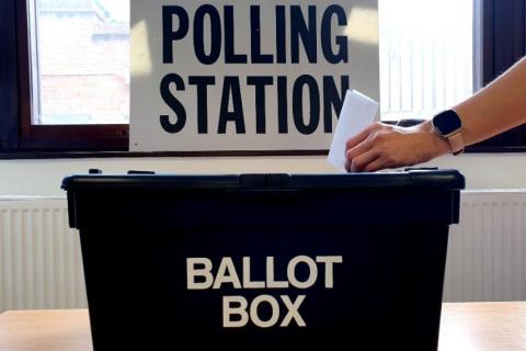 Picture of a ballot box