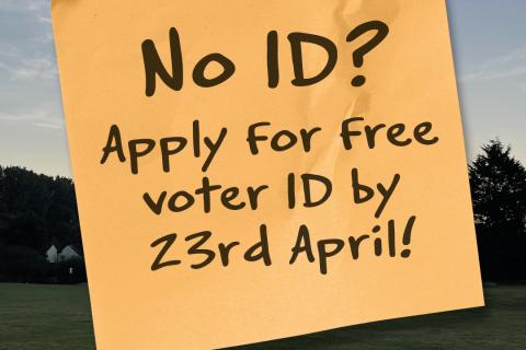 Voter ID poster