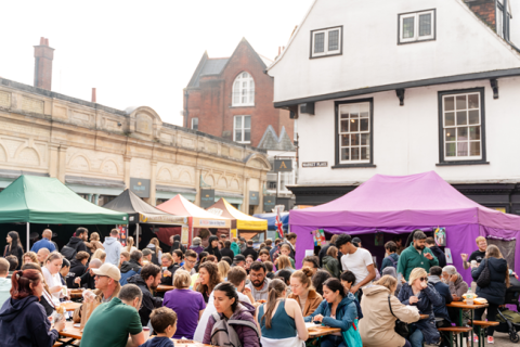 A 2024 street event in St Albans