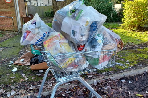 Fly-tip at Dellfield