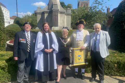 VJ Day 80 service at St Albans war memorial