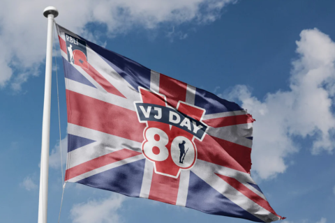 VJ Day 80 flag