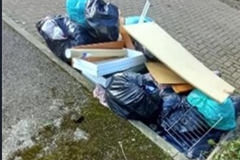 Century Close fly-tip