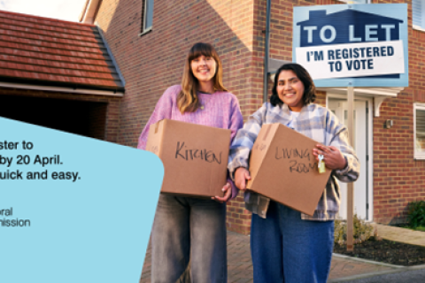 Register to vote poster