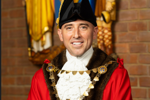 Councillor Matt Fisher, Mayor of St Albans City and District