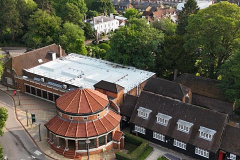 Verulamium Museum roof
